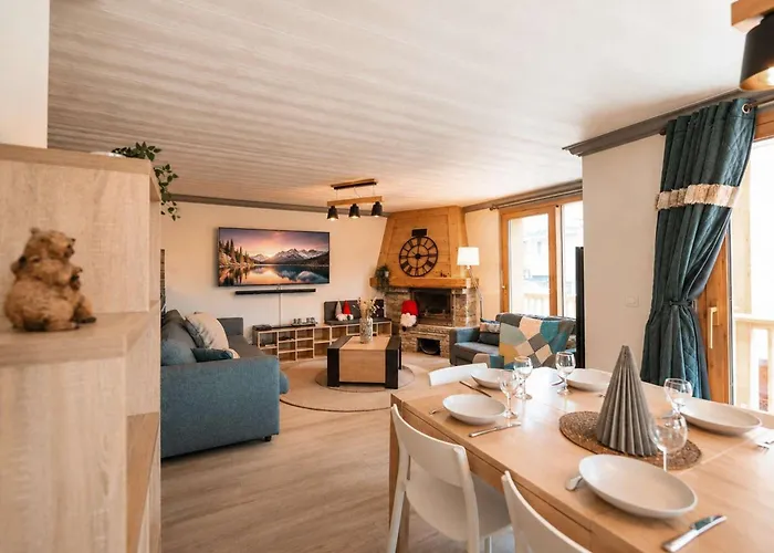 ואל טורנס Appartement Renove Chaleureux Et Moderne, 120M², 10-12 Pers, Acces Direct Aux Pistes, Stationnement Inclus - Fr-1-545-20 תמונה